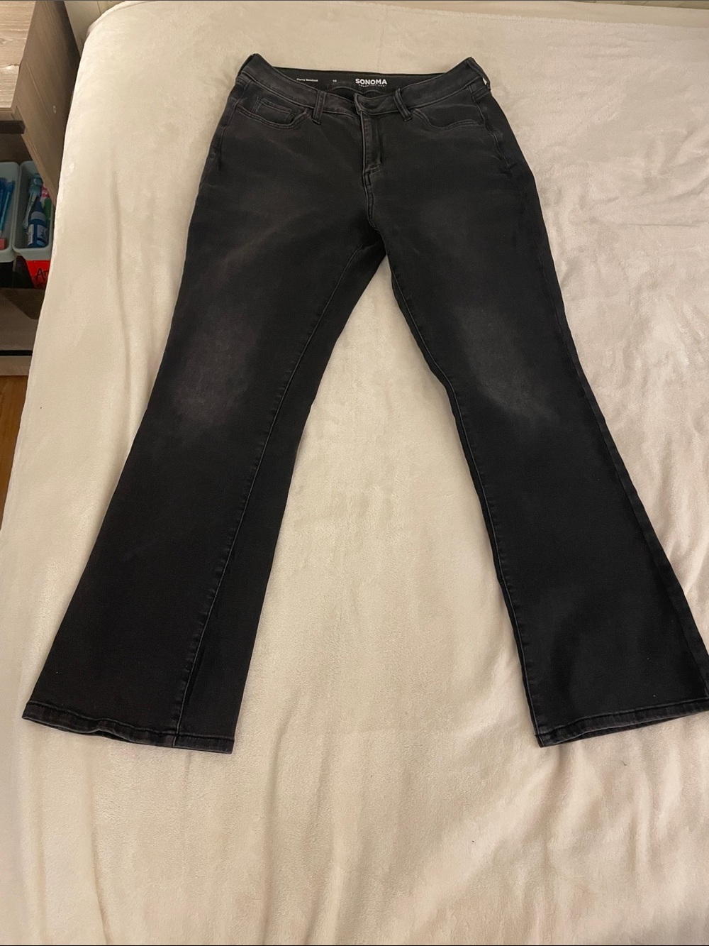 Sonoma Black Wide Leg Jeans